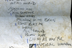 Here’s a Shit setlist from April 1994. They played St Mary’s College, where I went at the time.